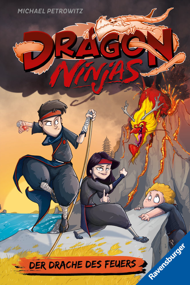 Dragon Ninjas, Band 2: Der Drache des Feuers | Drachenstarkes Kinderbuch ab 8 Jahre | Cooles Geschenk für Jungs und Mädchen